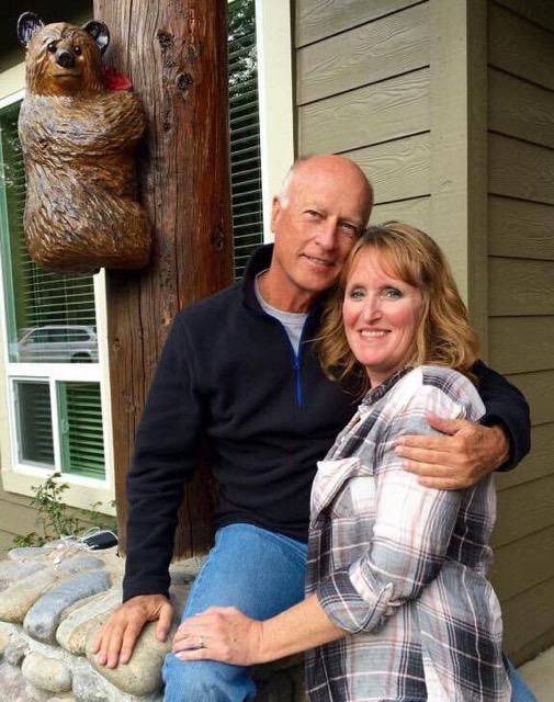 Bob and D on family trip
